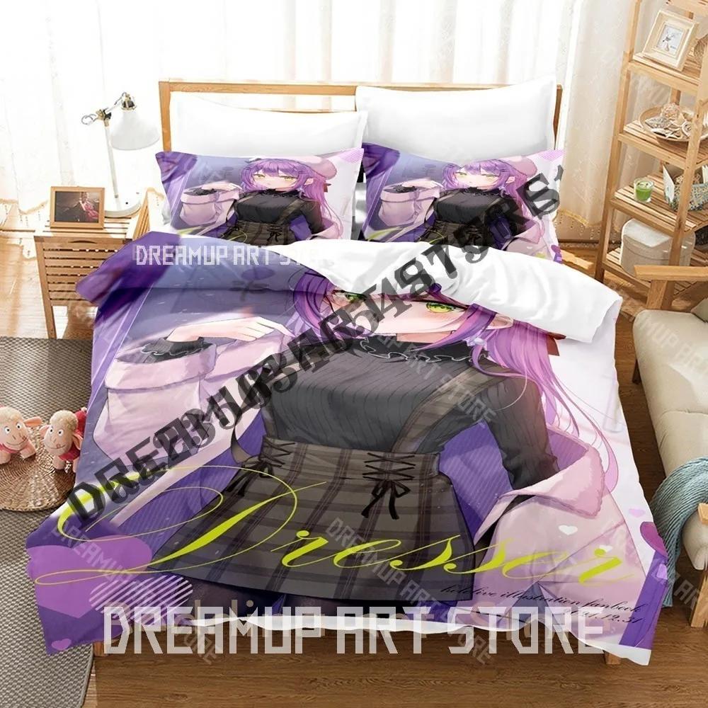 3D Print Tokoyami Towa Bedding Set Single Twin Full Queen King Size Bed Set Adult Bedroom Duvetcover Sets Anime Bed Sheet Set