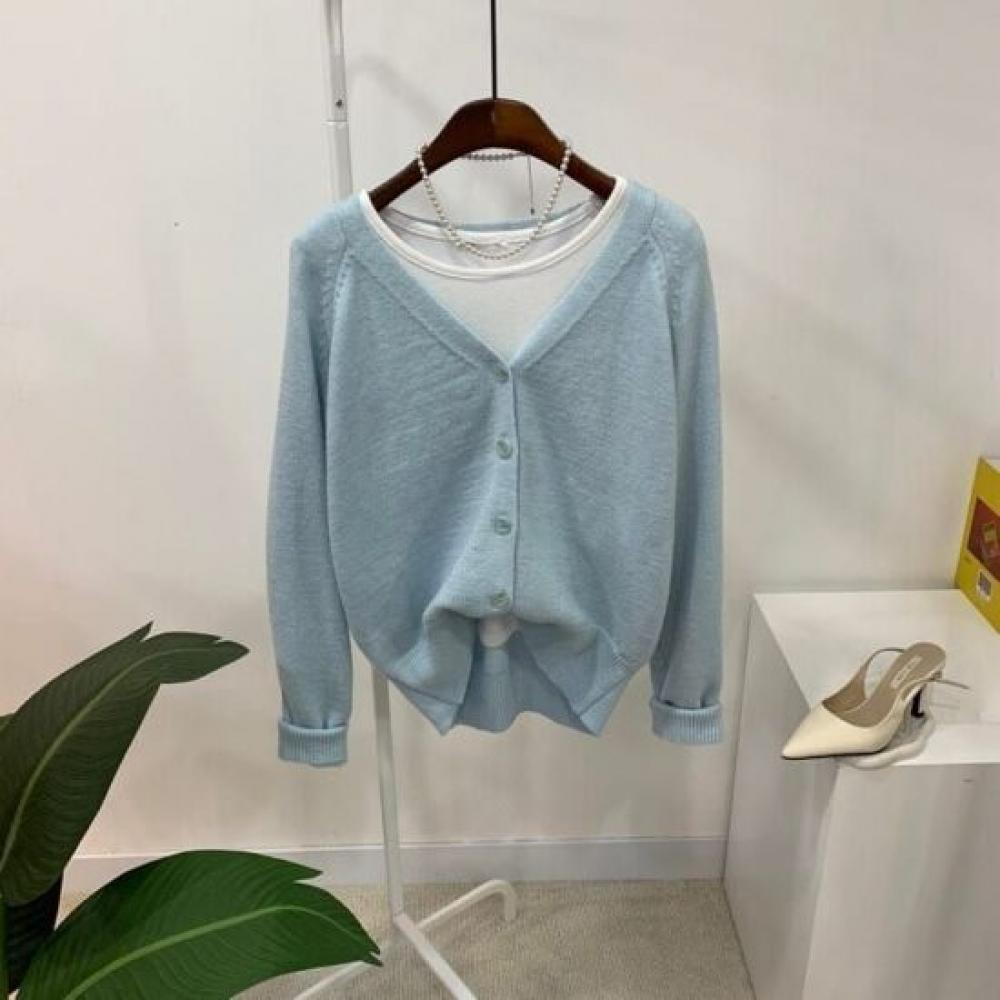C S In The Room Women S V neCk Raglan Long SleeVe Knit Cardigan 9 Color