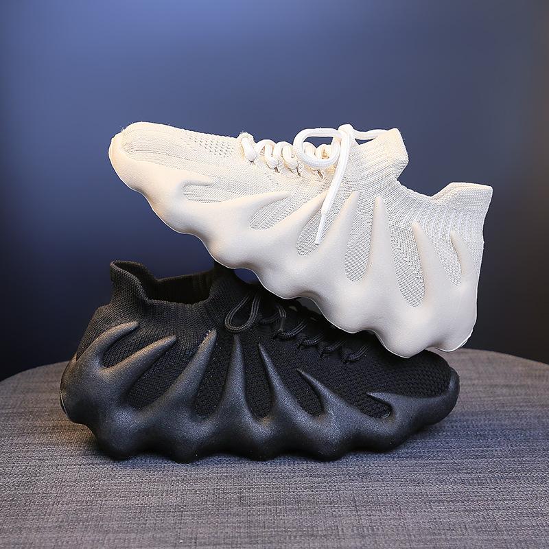 Couple shock-absorbing coconut shoes women's 2025 spring fitness breathable explosion octopus running sports women's shoes single shoes