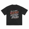Rentner 2026 Der Alte Knacker Short Sleeve Tee 100 Cotton Tshirt
