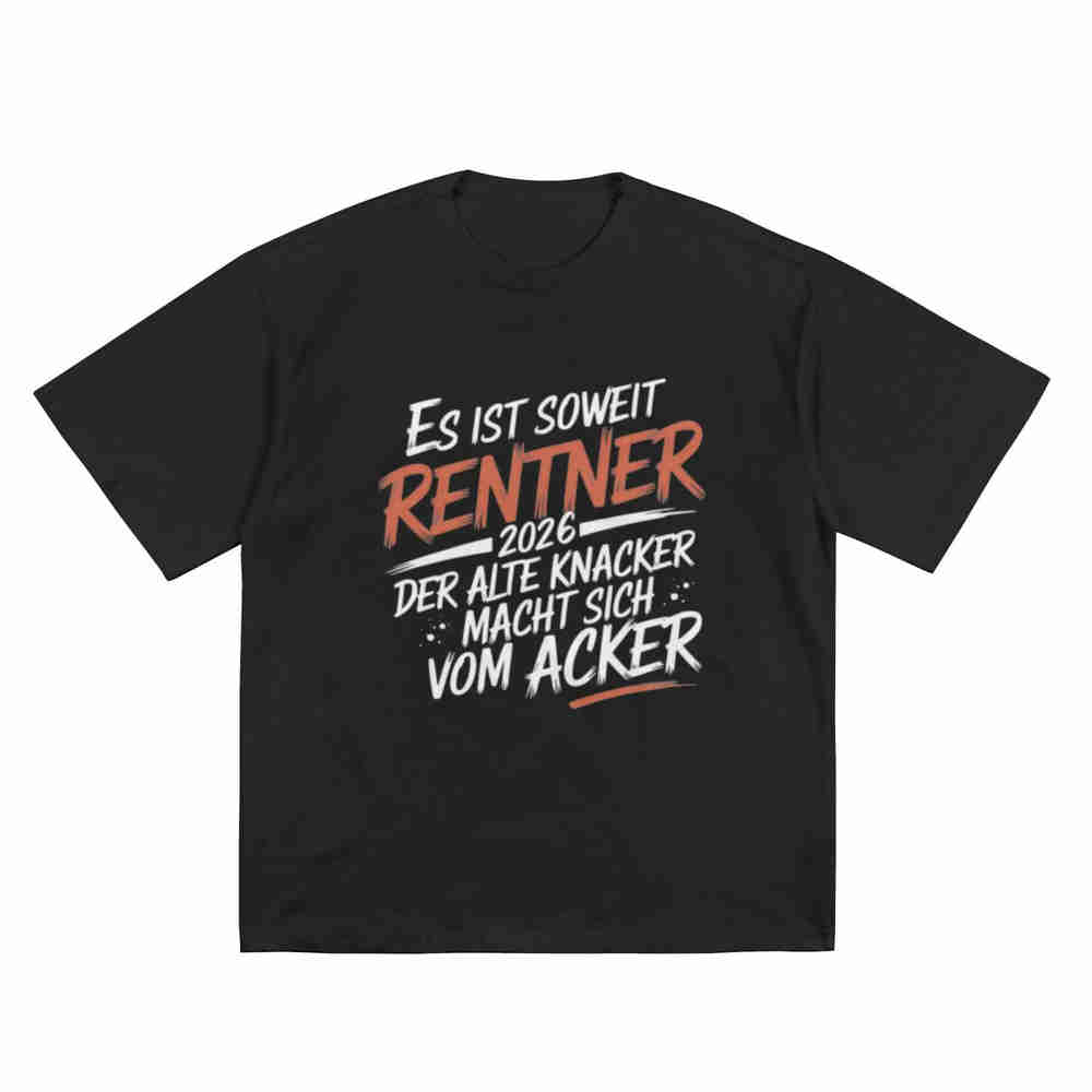 Rentner 2026 Der Alte Knacker Short Sleeve Tee 100 Cotton Tshirt