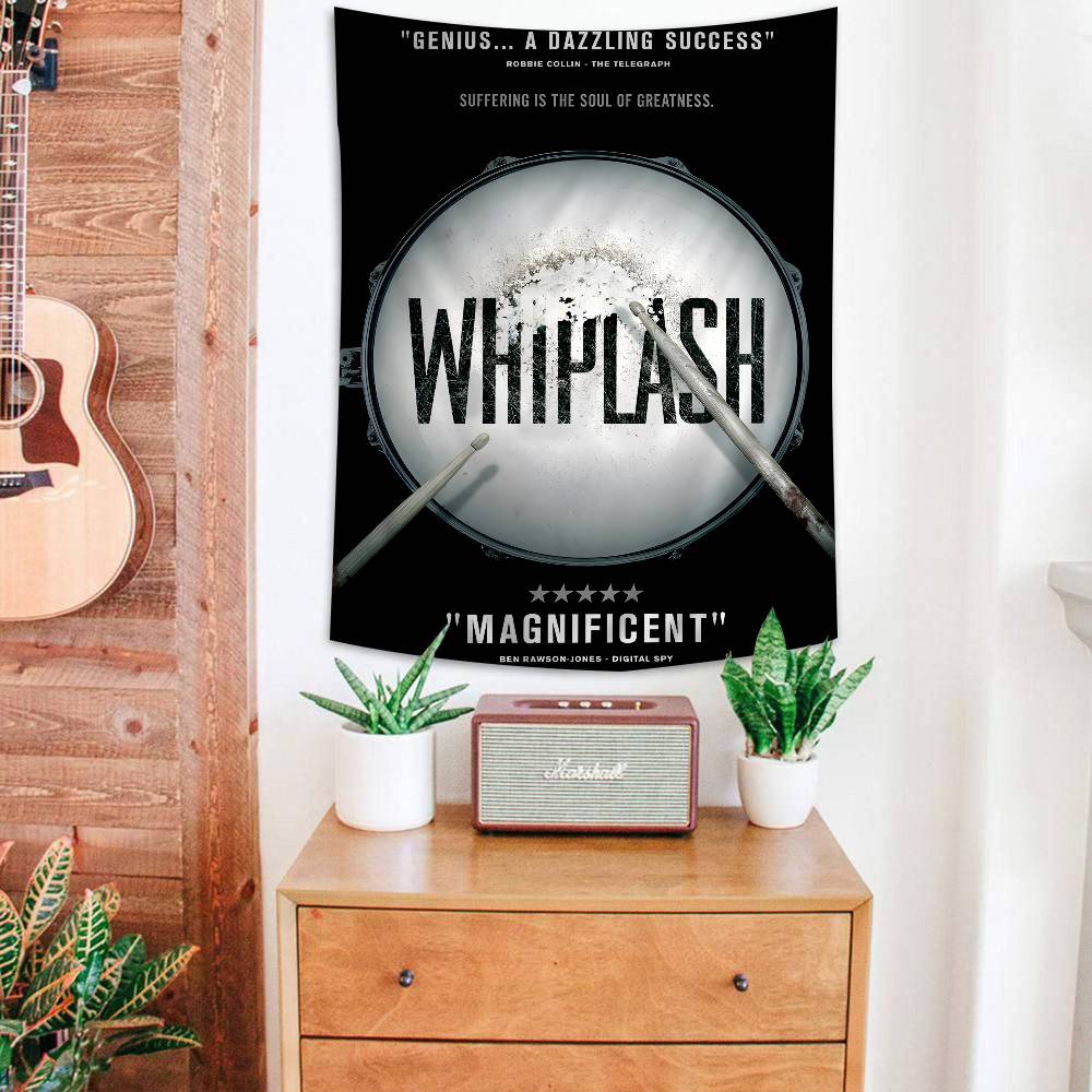 Classic Whiplash Movie Colorful Tapestry Wall Hanging Hippie Flower Wall Carpets Dorm Decor Wall Art Decor