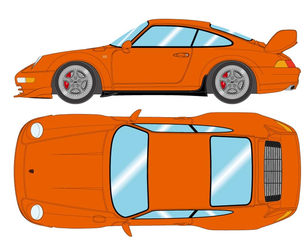 

Make up EIDOLON Scale Porsche 911 Carrera RS 1995 Orange Finished Product EML095H 1/18 (993) (Japan Ver.)
