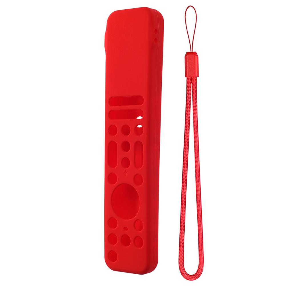 Anti-fall Remote Control Cover with Lanyard Silicone Dustproof Shell Waterproof Replacement Accessories for SONY RMF-TX800 TX900
