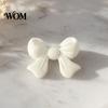 Soft Color Bow Decor Photo Stand, 3D Printed Mini Decorative Rack, Holder Handicraft Display Rack for DIY Crafts Gift Box Packaging Dollhouse