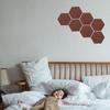 12Pcs Felt Hexagon Wall Memo Board Self-Adhesive Decorative Bulletin Board for Office Home Classroom Notes Display