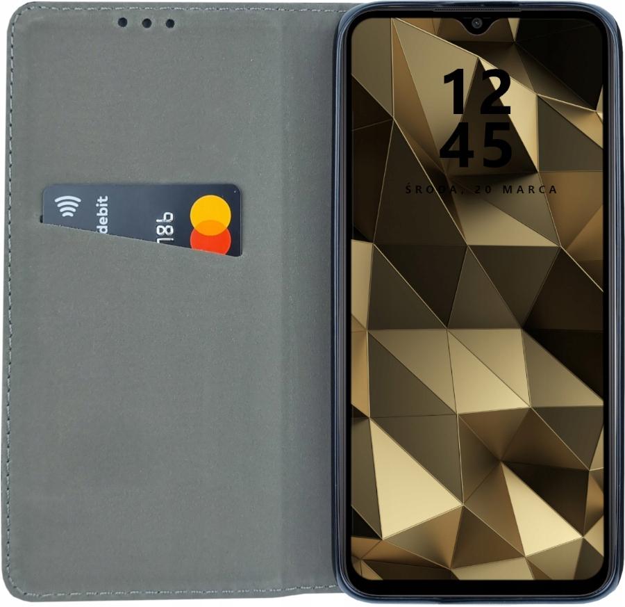 Case for Samsung Galaxy M15 5G SMART MAGNET BOOK CASE GOLD + GLASS