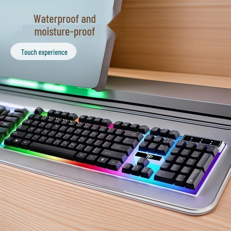 Mechanical Feel Esports Gaming Keyboard & Mouse Set - Luminous Wired Accessories