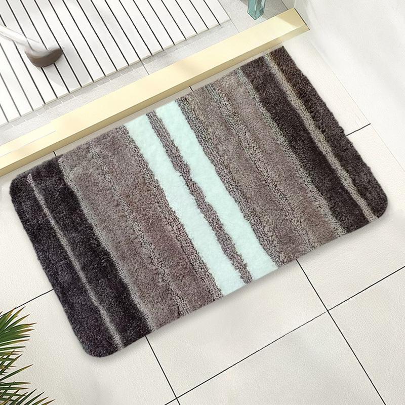 Tappetino Antiscivolo Assorbente Nordic, Tappeto Antiscivolo per Bagno, Zerbino per Bagno, Semplice Tappeto a Strisce