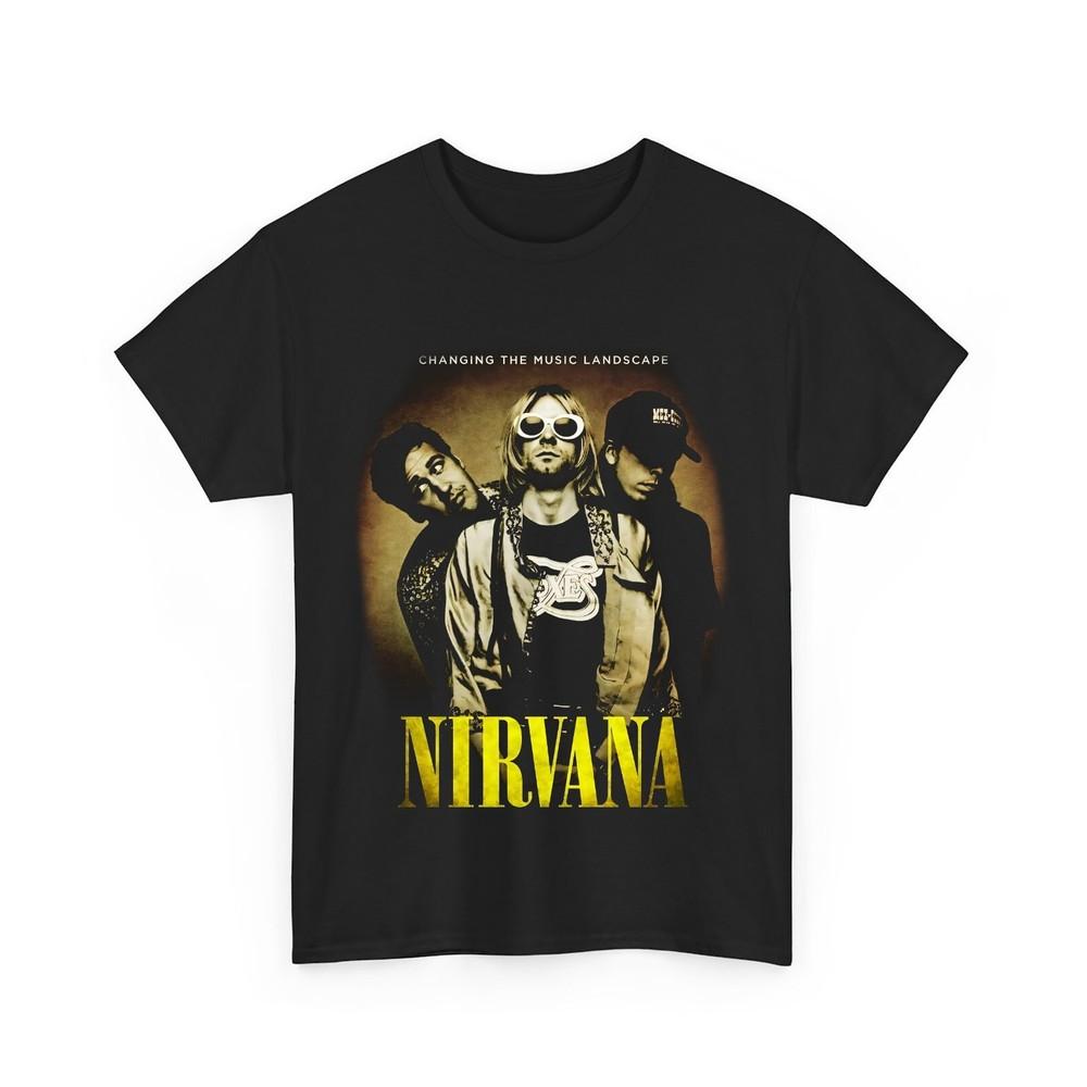 

NIRVANA Band T-SHIRT NeverMind Kurt Cobain Tour T-shirt Size S-3XL L