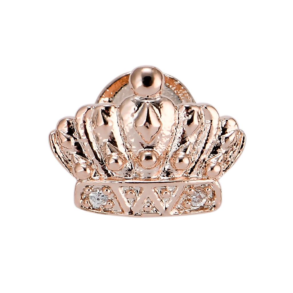 European & American Style Crown Gold Rose Hip Hop Grillz: High-End Luxury Tooth Jewelry