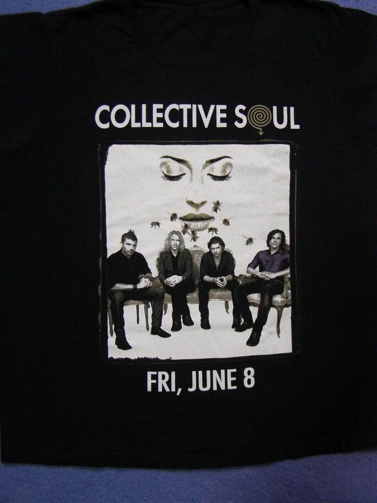 

Collective Soul Concert Tour TShirt Fri June 8 Hard Rock Club Las Vegas MO364 Unisex T-Shirt XL