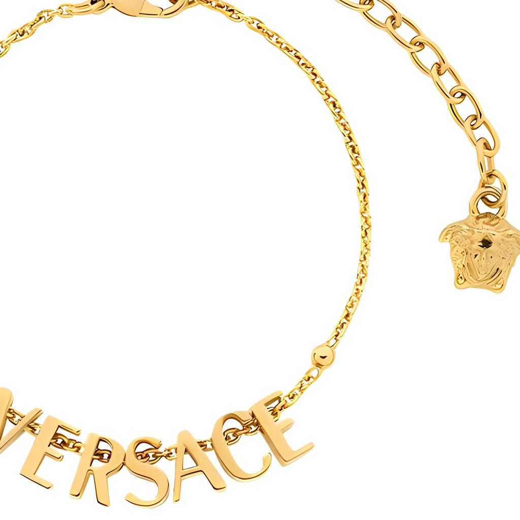 Versace Logo Decorated Metal Bracelet Women accessories Gold 1019924-1A00620