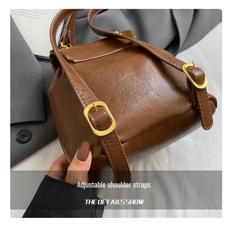 Women's Diamond Lattice Chain Backpack - Korean Style, High-Quality Fashion Motorcycle Bag