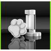 Cute Bear Paw Universal Chastity Cage Lock Cylinder Can Pass Security Non-disposable Lock Key Accessories Keyless Open Sex Toys