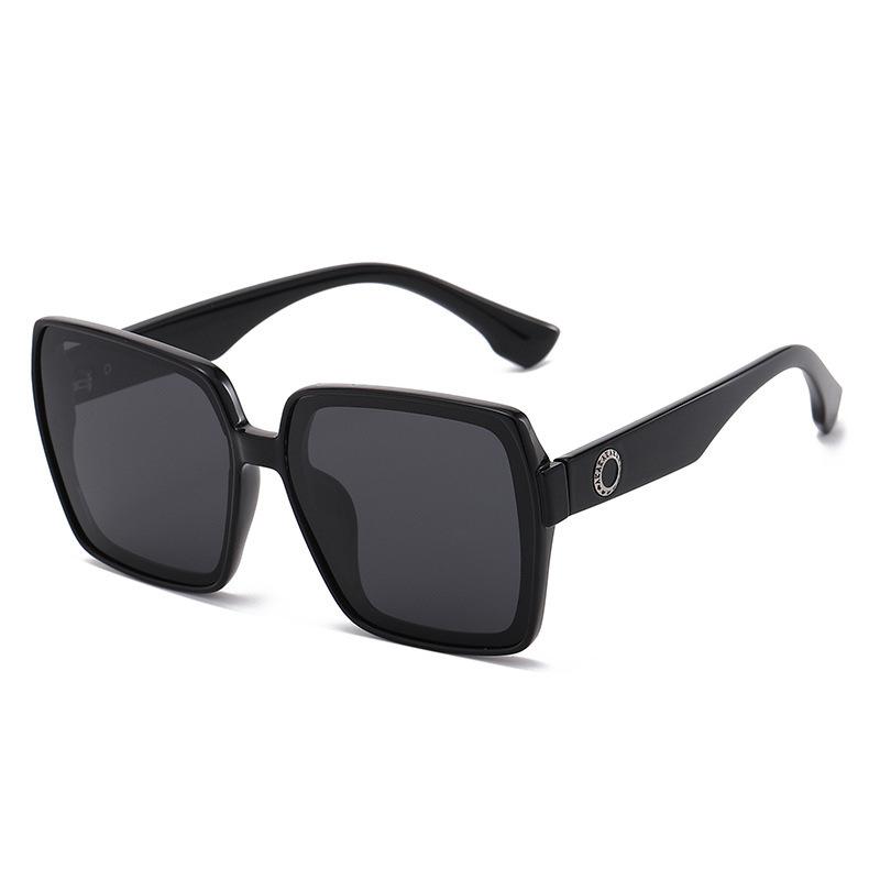 High-definition polarized glasses TR Large-frame sunglasses for women, UV protection, slimming effect for round faces, suitable for driving, high-end