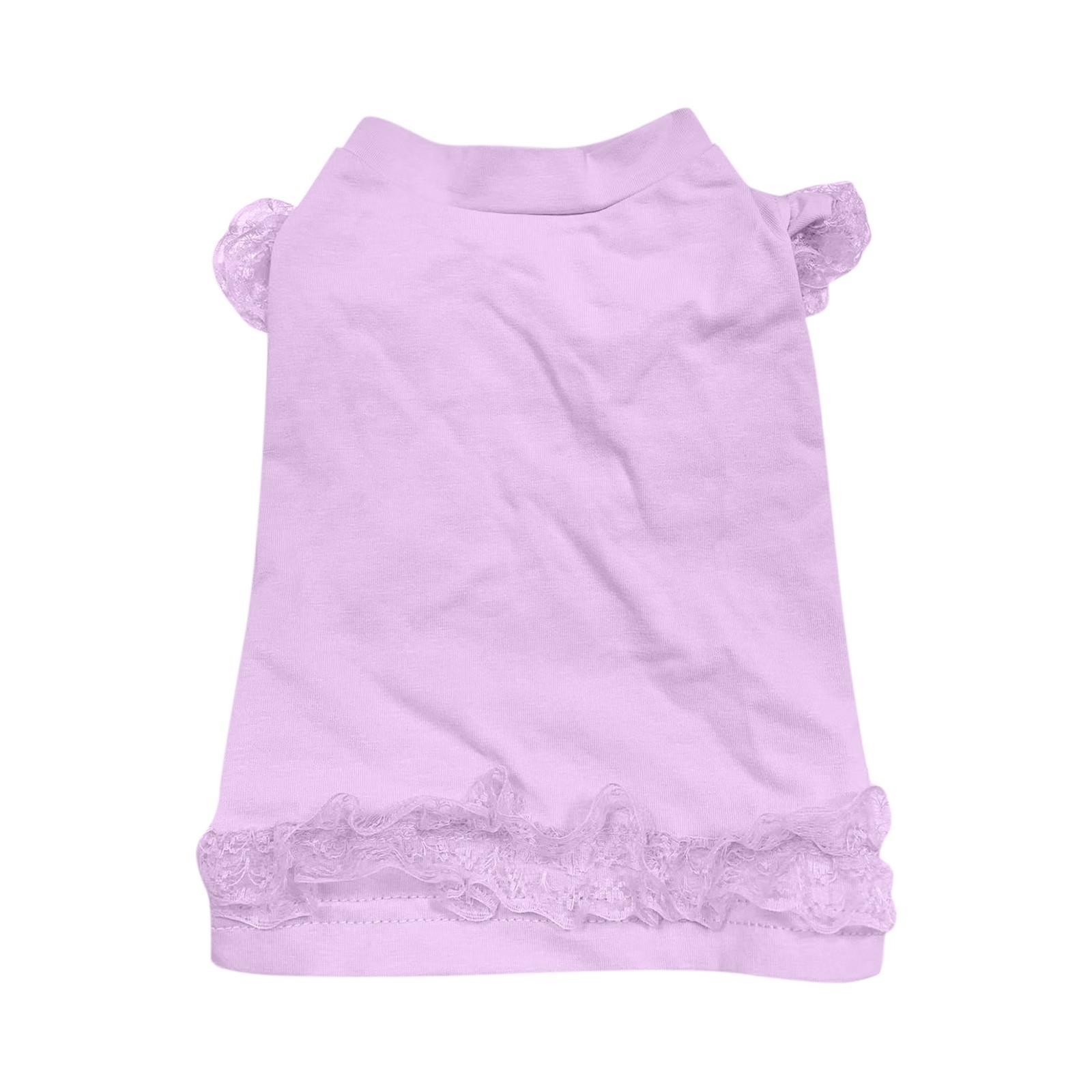 

Одежда для питомцев Осень и Зима Бишон фризы Померанский шпиц Тедди Базовая рубашка Футболка для кошки Топы XS фиолетовый