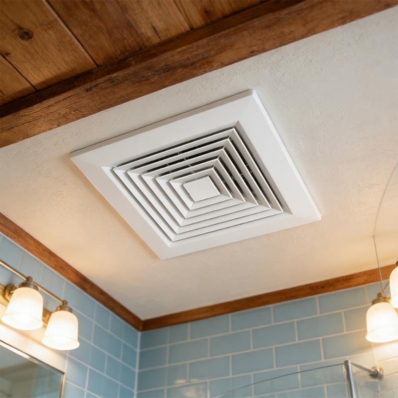 10 Size Bathroom Exhaust System With Effective 150m³/H Circulation For Fast Moisture And Odor Removal