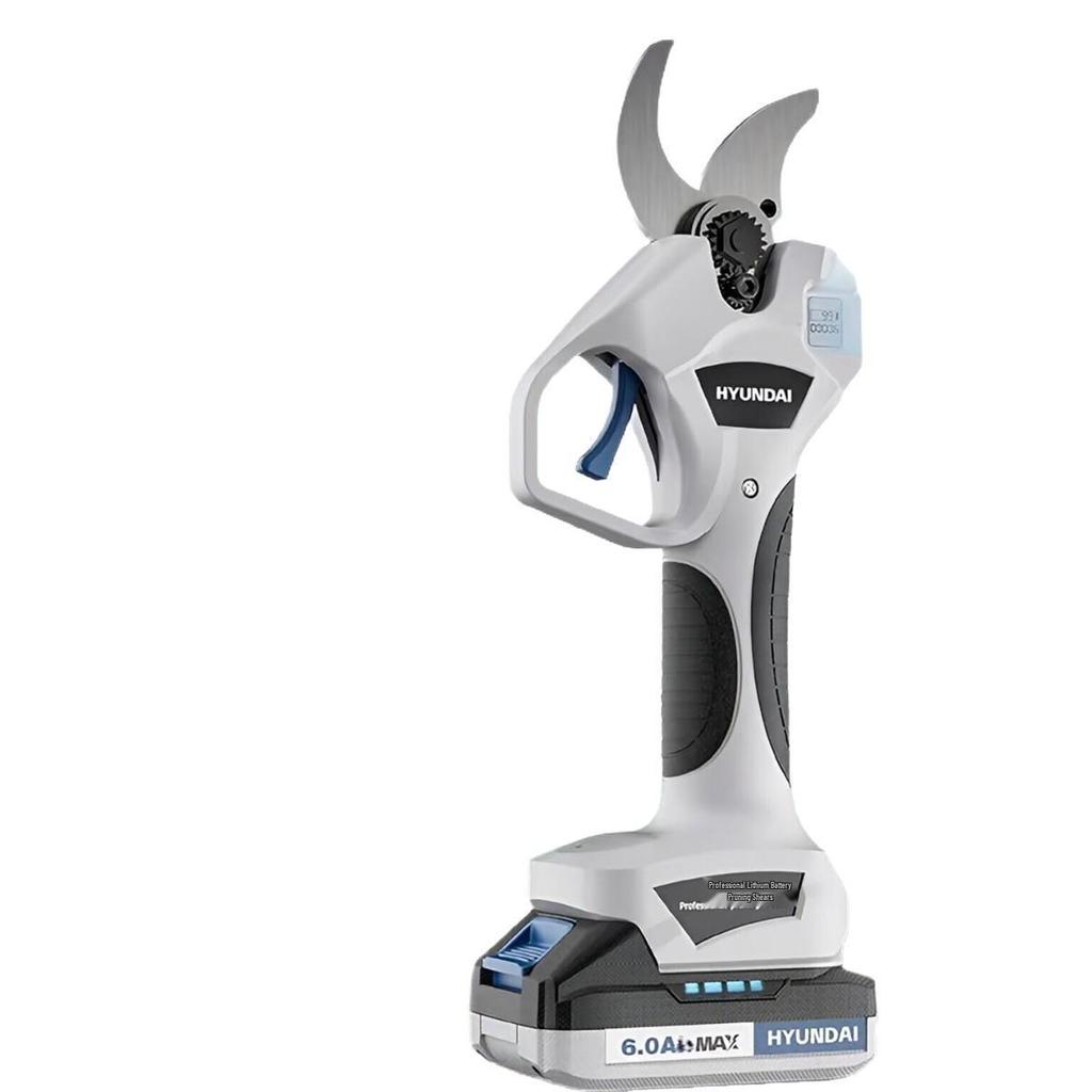 Hyundai Electric Pruning Shears: Brushless, High-Power, Lithium Battery for Fruit Trees
