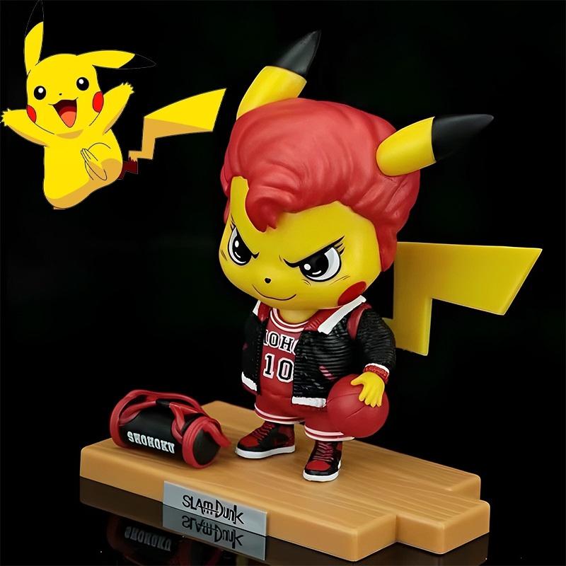 Gk Cs Ko Slam Dunk Sakuragi Pikachu Figure Collectible Model