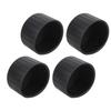 4 Piezas Protectores de Suelo para Patas de Silla 60 mm Plástico Antideslizante Redondo Cubierta Protectora para Patas de Muebles para Suelos de Madera Dura