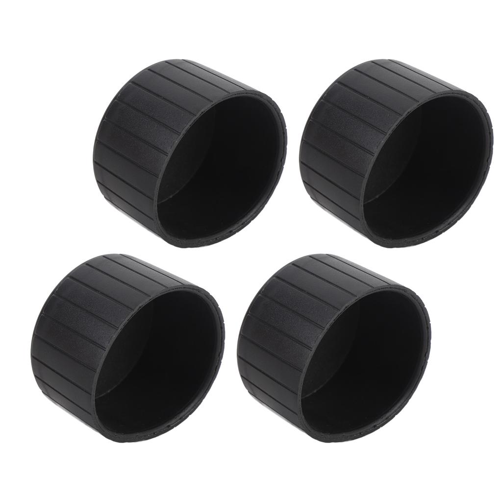 4 Piezas Protectores de Suelo para Patas de Silla 60 mm Plástico Antideslizante Redondo Cubierta Protectora para Patas de Muebles para Suelos de Madera Dura