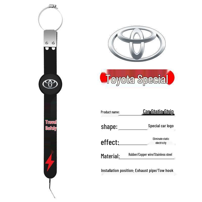 Anti-Static Car Grounding Strap for Exhaust Pipe Static Removal