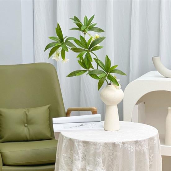 Artificial Flowers Fig Tree Branches with Realistic Leaves And Flowers Flexible Bendable Stems for Indoor Outdoor Decor Fake Fig Flower Arrangement