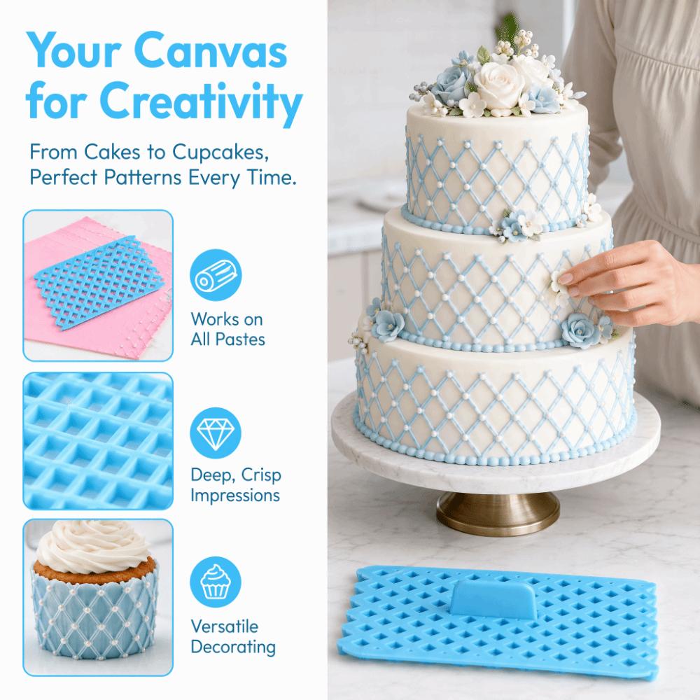 Hollowed-out Fondant Cake Mold Flower Gum Paste Mold Combination Embossing Mold Bakery