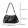 High Quality Pu Leather Shoulder Crossbody Bags for Women Mother 2025 Luxury Handbags Women Messenger Hand Bag Two Layers Tote