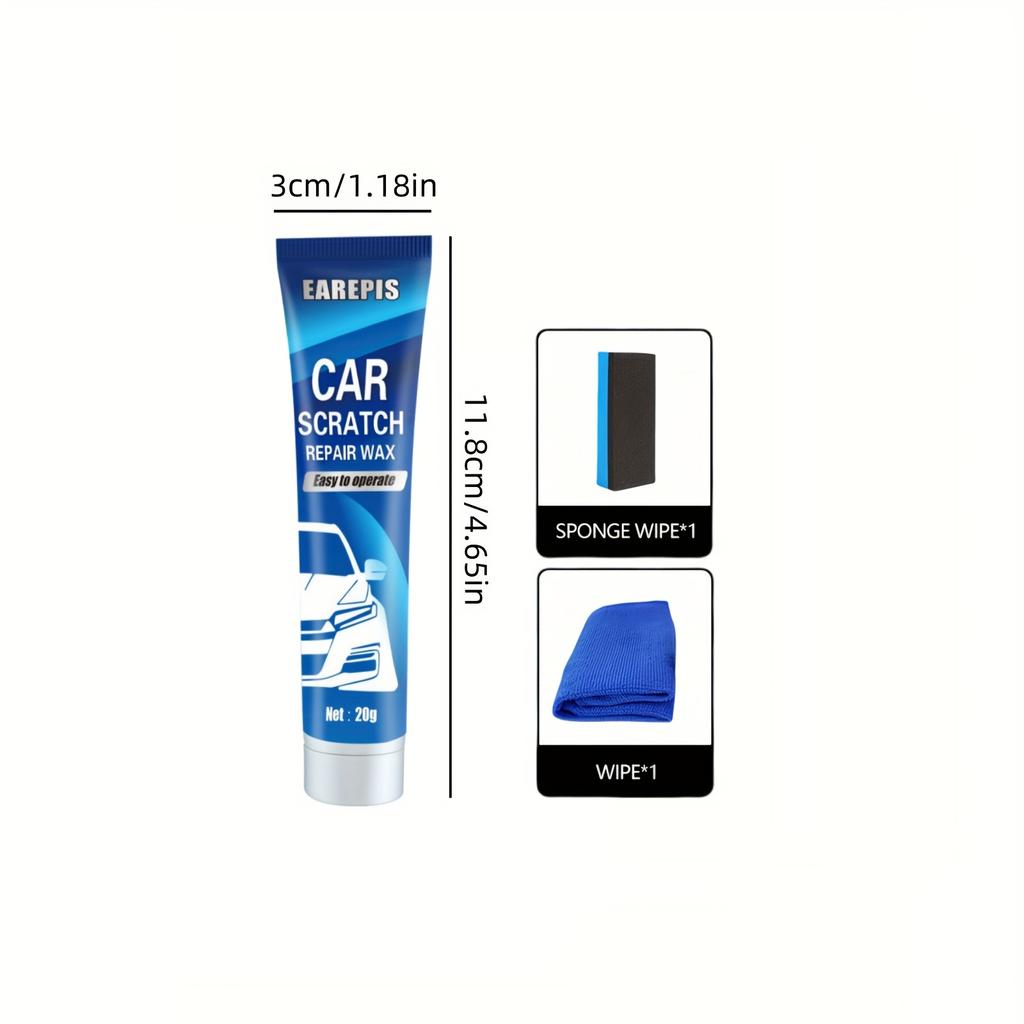 Car Scratch Remover Wax Car Polish for Scratch Repair, Paint Care, and Restoration