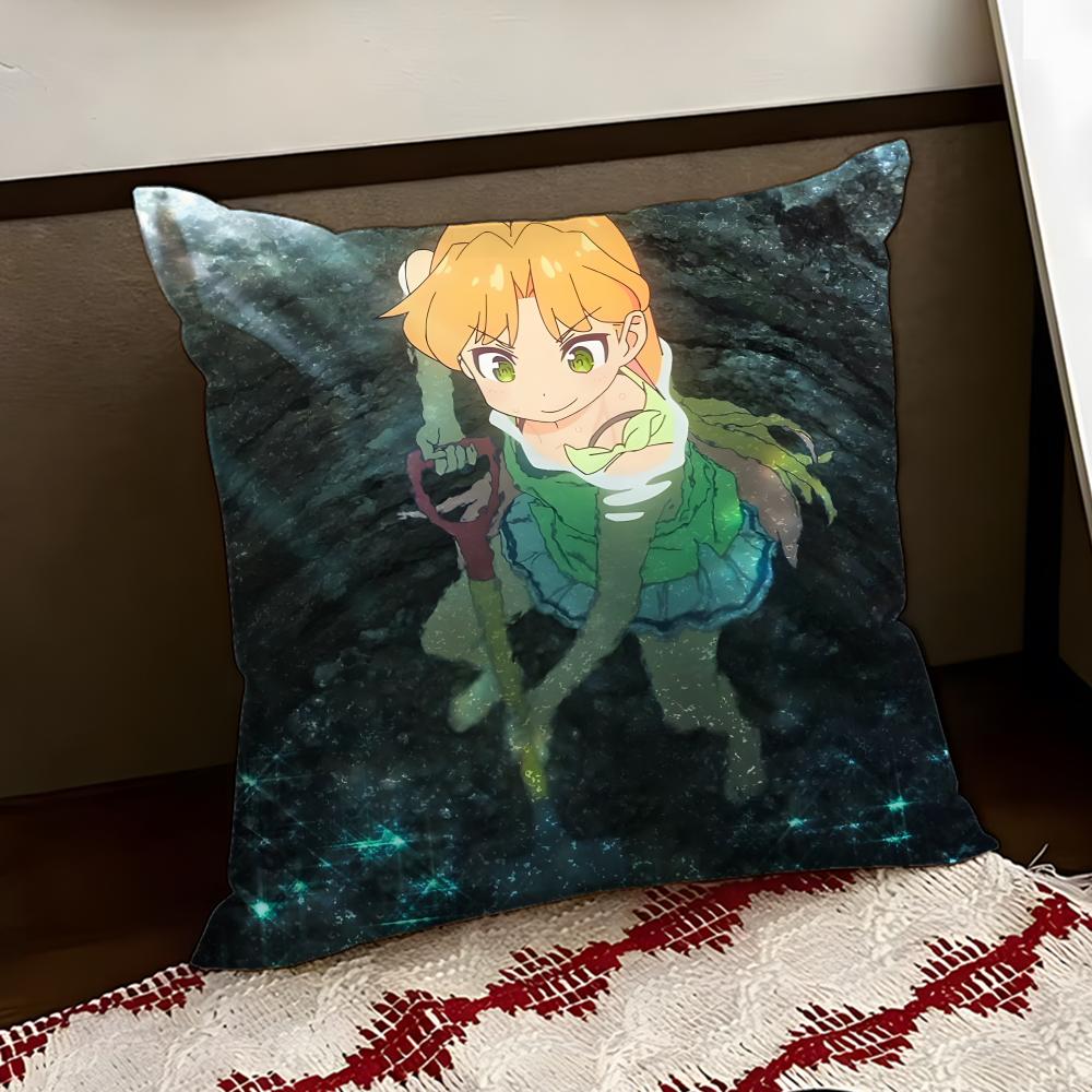 Cute Ruri Rocks Cushion Cover Reversible Soft Durable Pillow Cover Home Car MultiScene Use for Daily Comfort