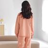 Douyin Live Pajamas Women's Round Neck Can Be Worn Outside, Autumn Simple Casual Style Women's Long-sleeved Loungewear Casual Suit
