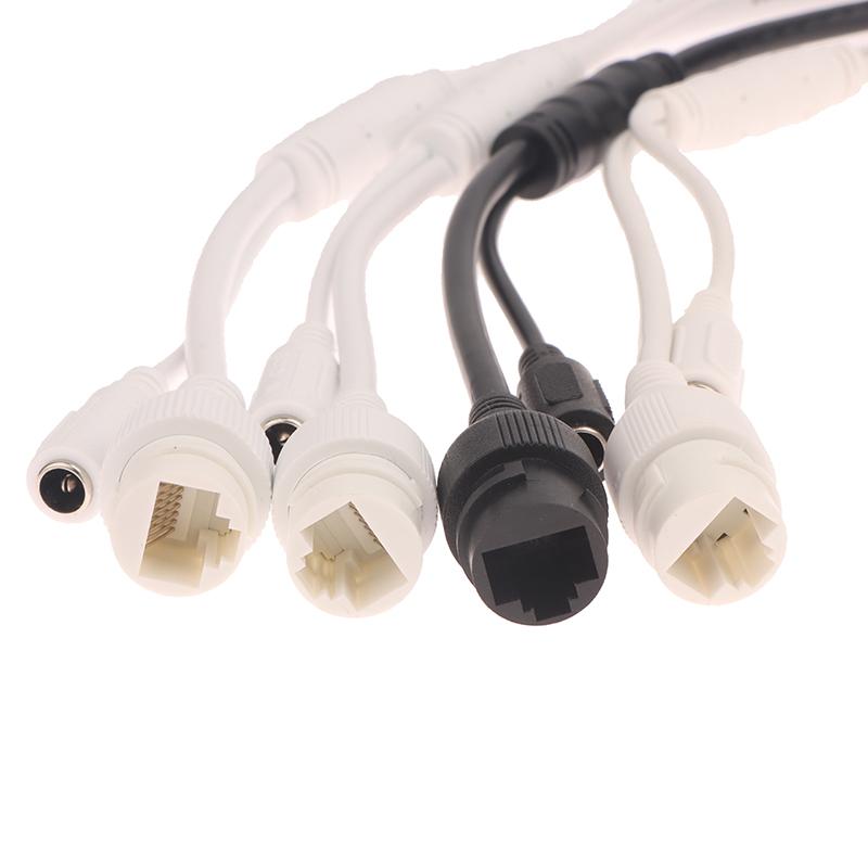 12Pin 8/10Core Poe Network Port Dc Female Power Wire Connector Cable For Ip Dome Camera Monitoring Ip Cable