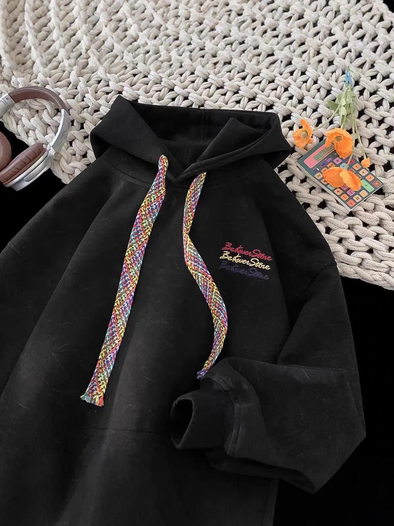 Japansk Harajuku Mångsidig Huvtröja - Trendig, Konstnärlig och Moderiktig.