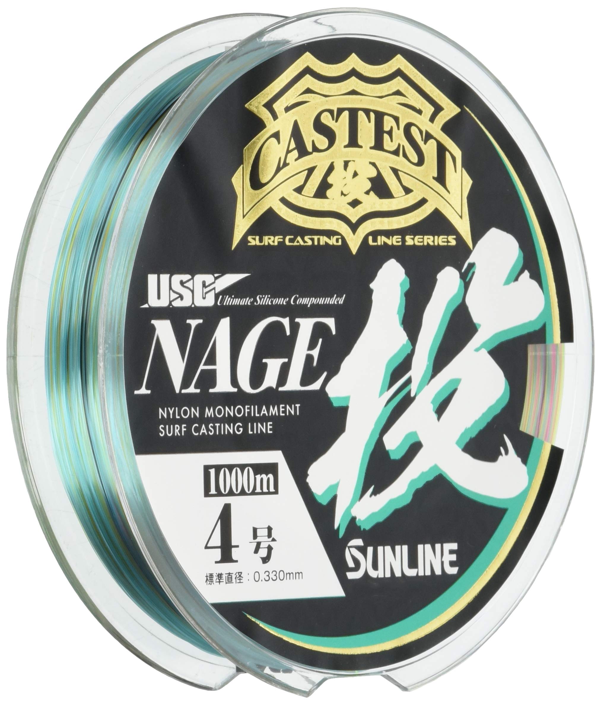 

SUNLINE CASTEST Nylon Line, 1000m, Size 4, 4 Colors