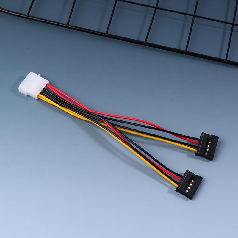 Cablu Alimentare Ide Molex 4 Pini La 2 X Sata Serial Ata Y Splitter Hard Driver Dublu Cablu Prelungitor Adaptor Conector
