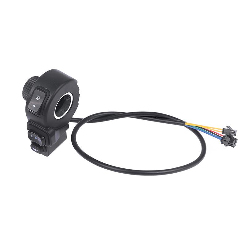 3 In1 Motorcycle Switch Electric Bike Scooter Atv Quad Light Turn Signal Horn On/Off Button For 22Mm Dia Handlebars Motorbike