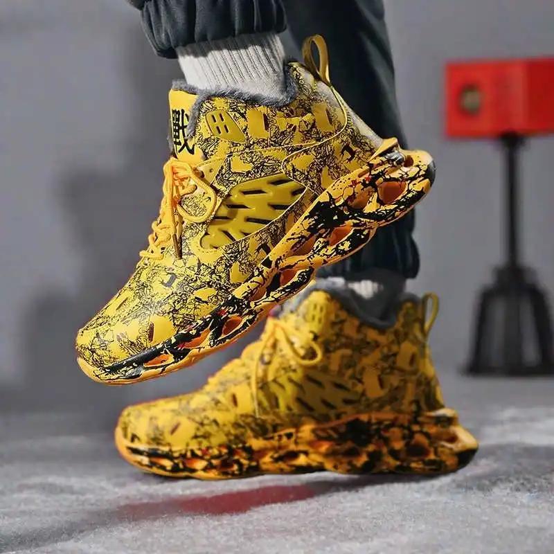 Fashion Dark Hightop Top Luxury Shoes Casual Summer Boots For Men White Sneakers For Men Sport Mobile Tines Team Universal Brand