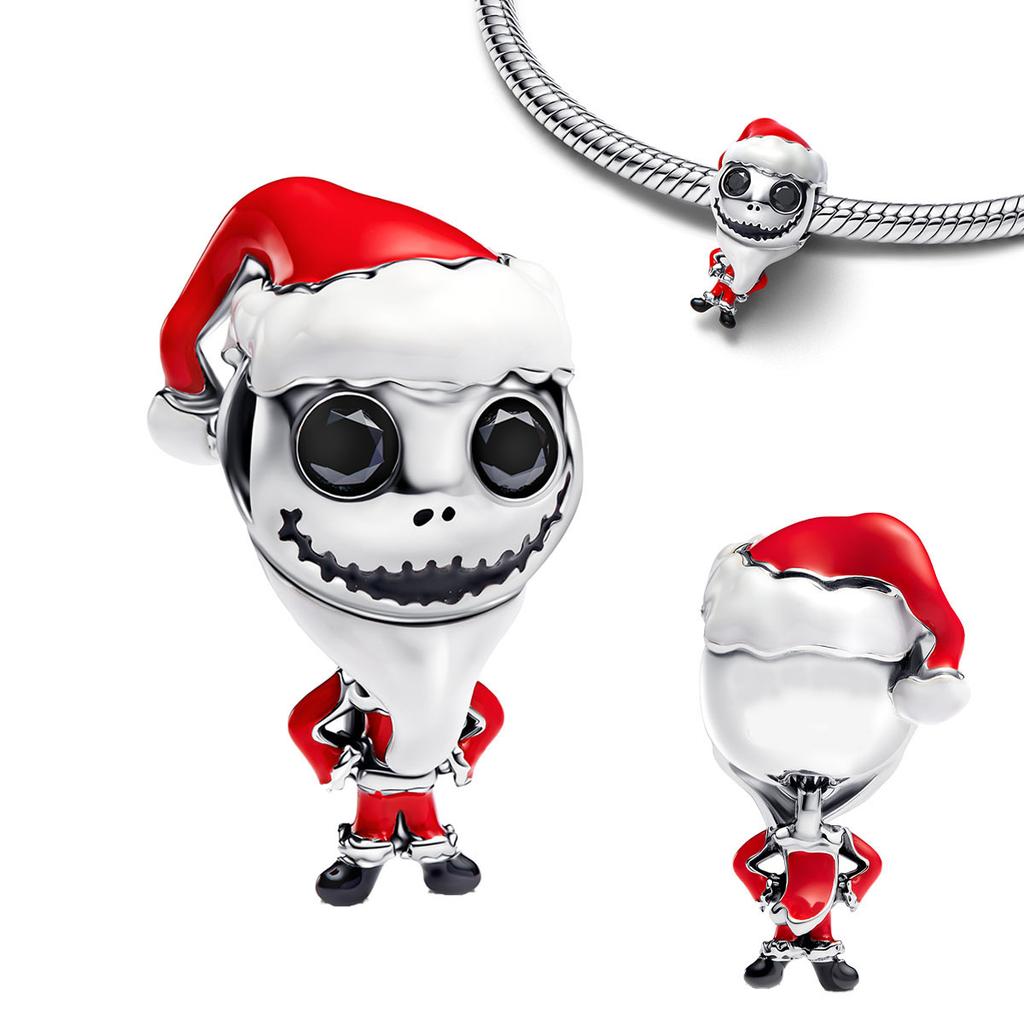 Halloween Copper Luminous Pumpkin Gift Ghost Skull Chameleon Charms Fit Original Bracelets Diy Jewelry Accessories