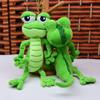 Stuffed Animals Lizard Doll Keychain Bag Pendant Lizard Green Pendant  Jewelry Backpack