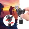 Professional Rotatable 1/4inch Male To Female Threaded Bracket Clamp For Phone Video Mount Camera LED Light Microphone