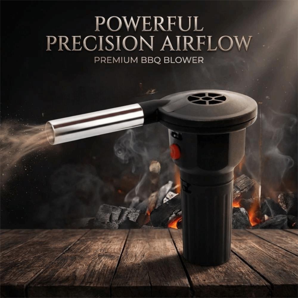 Handheld Fire Starter Strong Wind Power BBQ Fire Blower Electric Air Blower  BBQ Grill