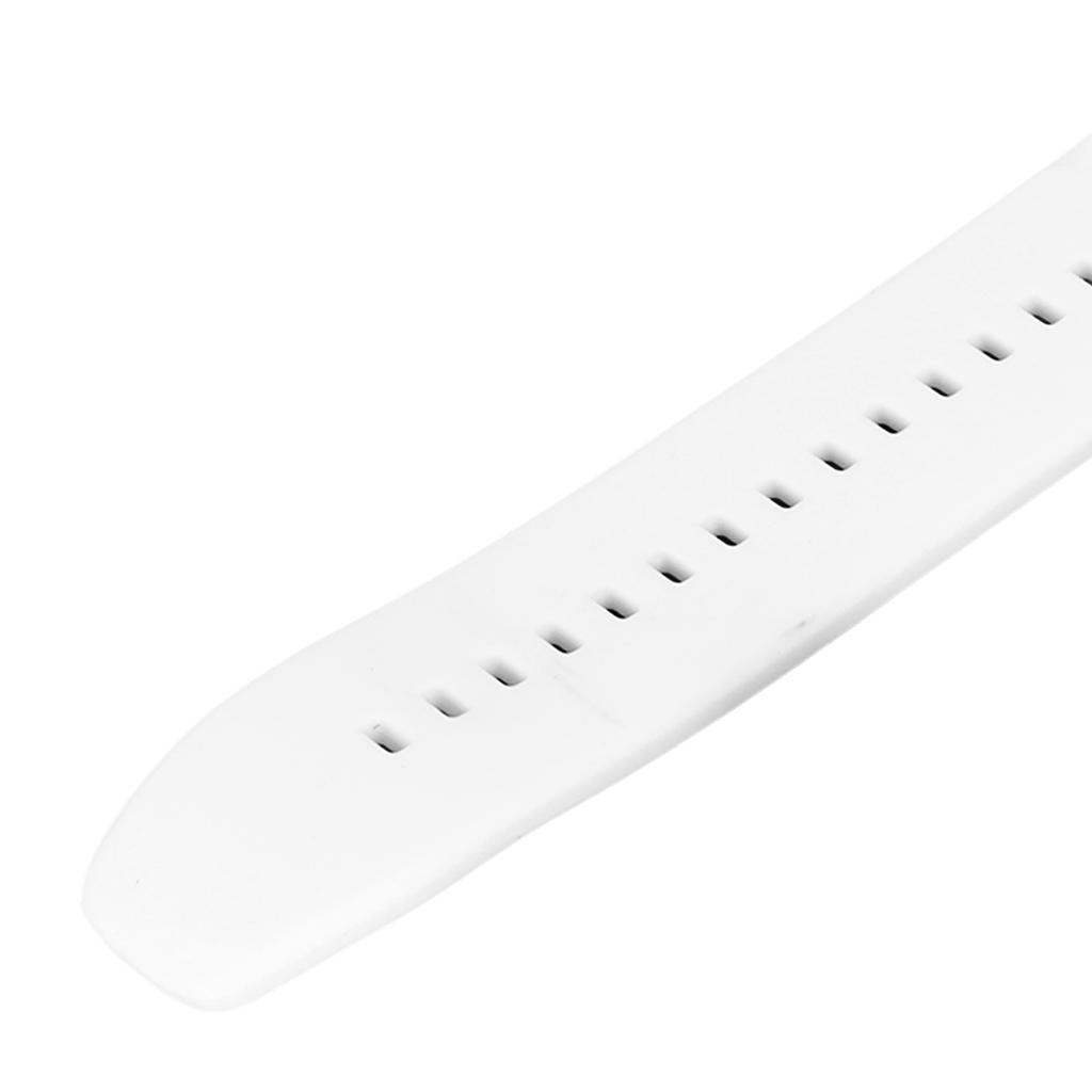 Silicone Band Professional Soft Quick Release Smart Watch Strap Replacement Accessory Fit for Amazfit GTR 4 White