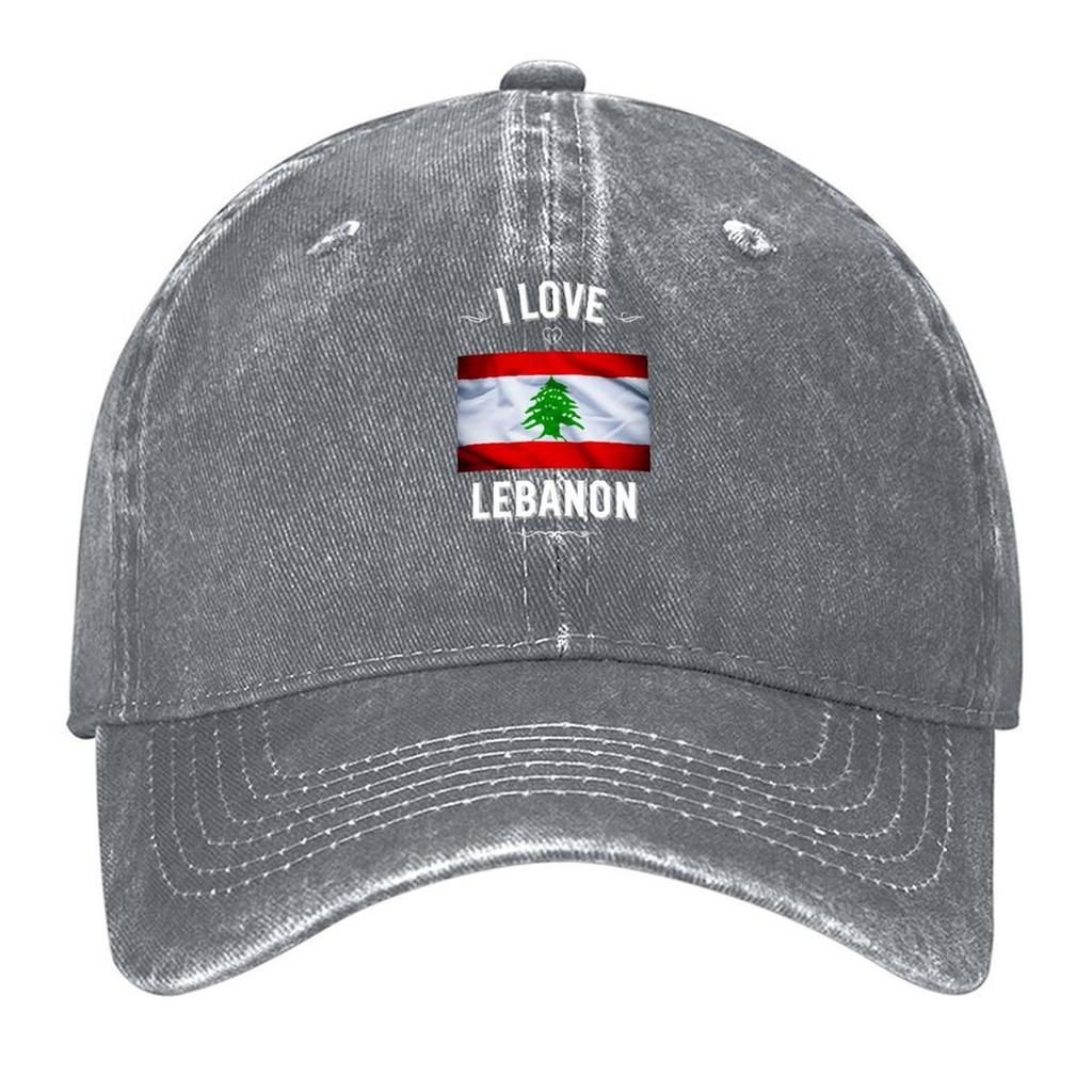 I Love Lebanon Baseball Cap Golf Cap Military Cap Man Brand Man Sun Female Mens