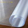 1mm Soft Glass Table Mat PVC Transparent Tablecloth Waterproof Oilproof Rectangular Table Cover Pad Kitchen Table Mat