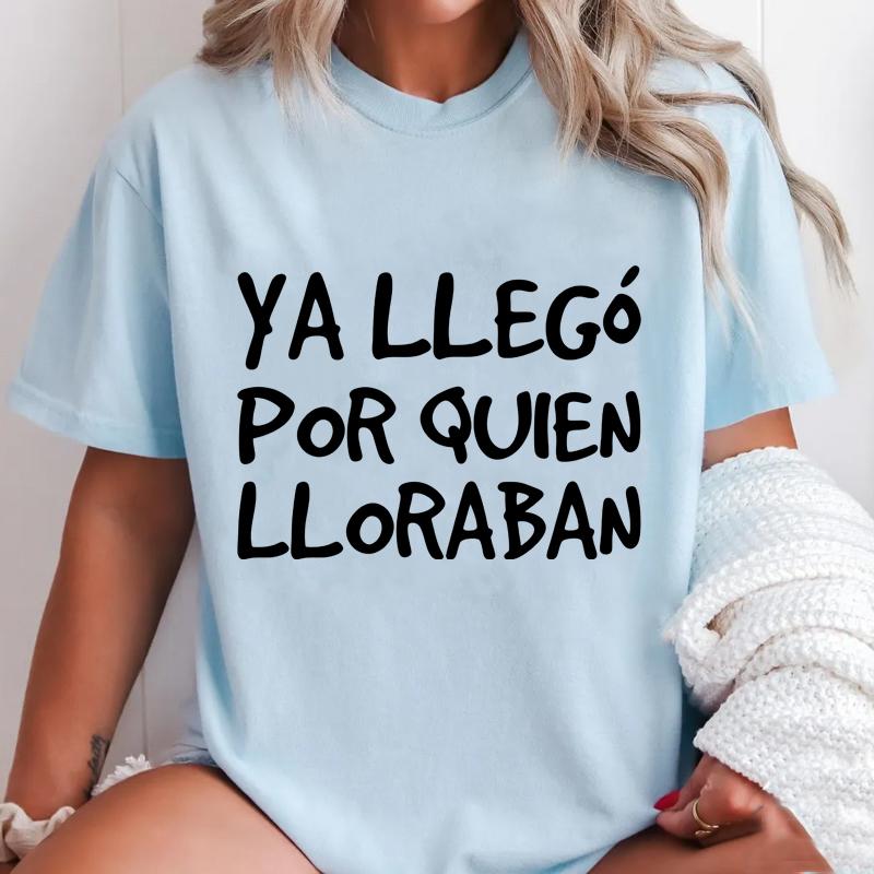 Funny Spanish Saying TShirt Unisex Unisex Humorous Graphic Tee Unisex Short Sleeve Round Neck Casual T Shirt Streetwear Clothes