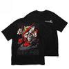 2026 New Summer Anime Gundam Mecha TShirt Mens and Womens Harajuku Retro Short Sleeve Loose Casual Fitness