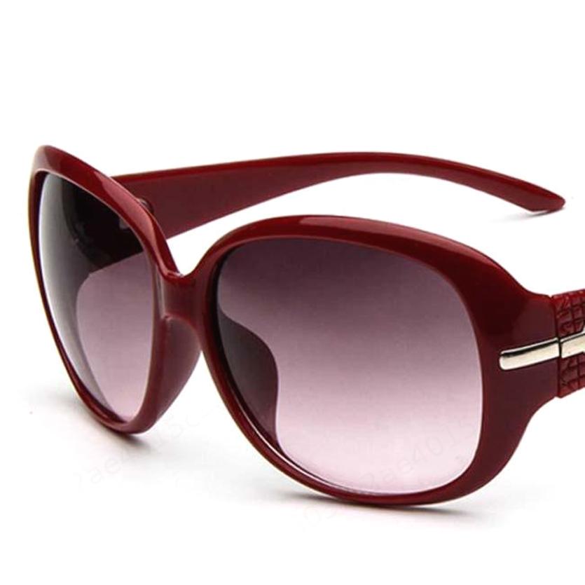 Women Polarized Sunglasses Retro Big Round Frame Brand Design Black Luxury Ladies Driving