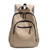 Schoolbag new backpack Korean version fresh male and female students schoolbag large capacity simple lightweight travel backpack